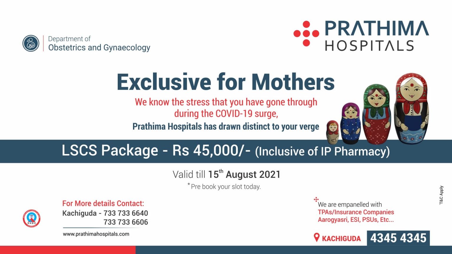 Gynaecology health package- prathima hospitals, kachiguda