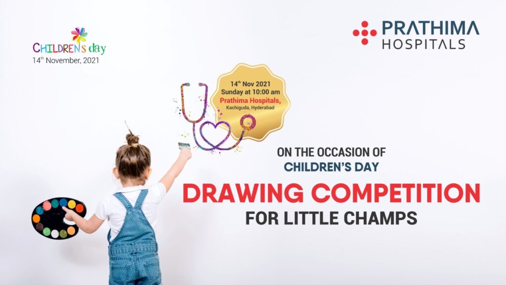 On the Occasion of Children's Day 2021, Drawing Competition @ Prathima Hospitals, Kachiguda