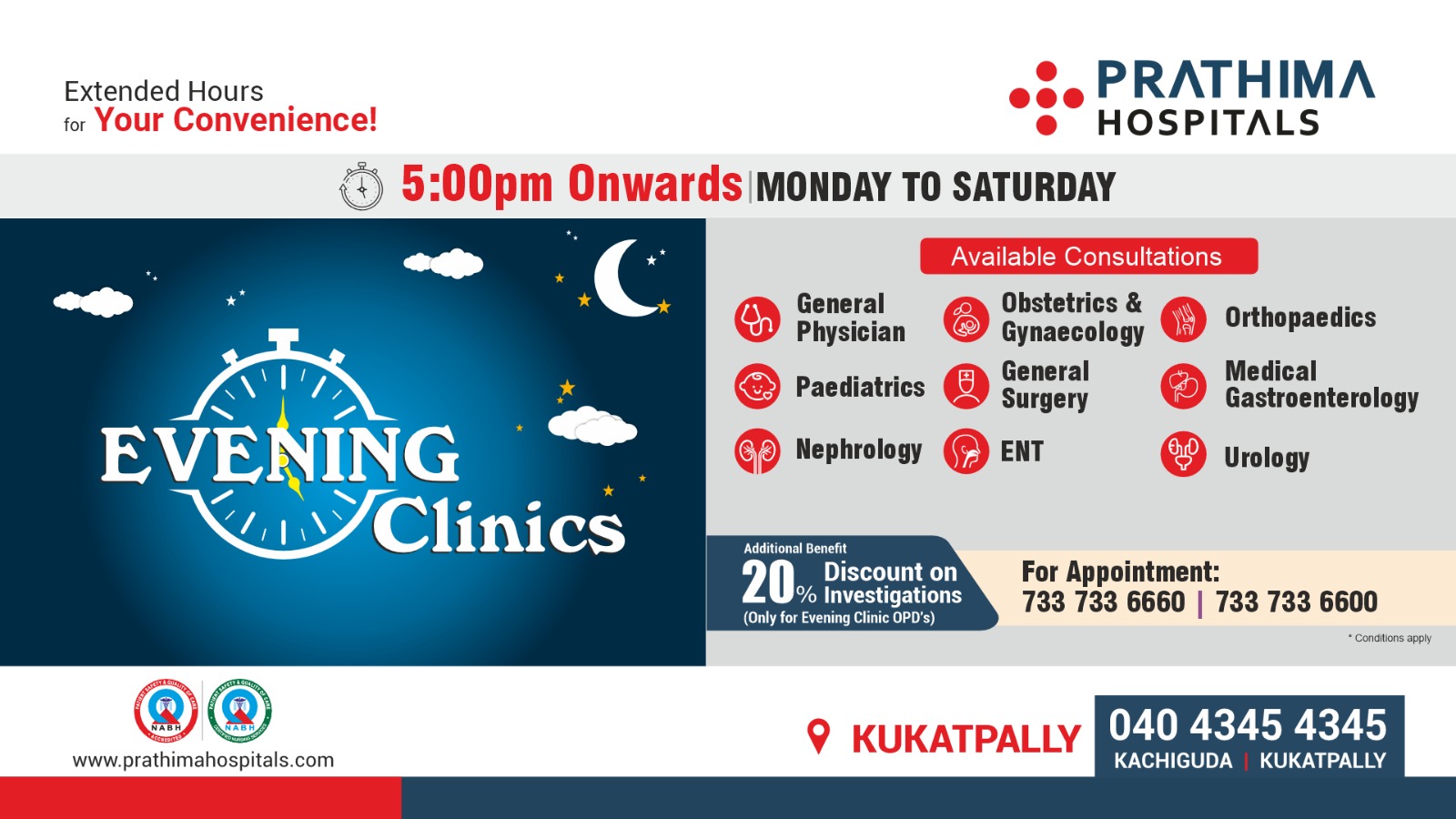 Evening Clinics