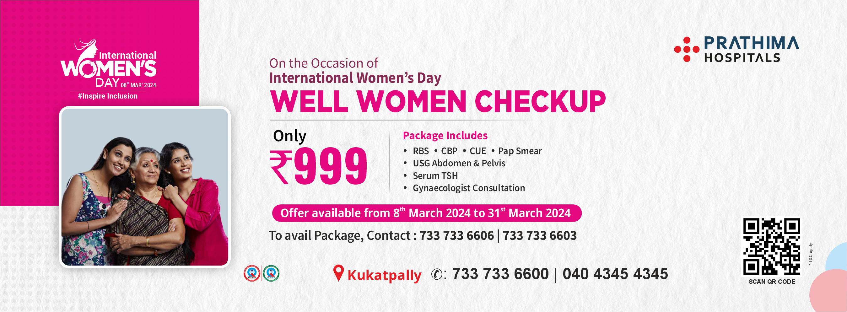 Womens Day - Women Wellness Package